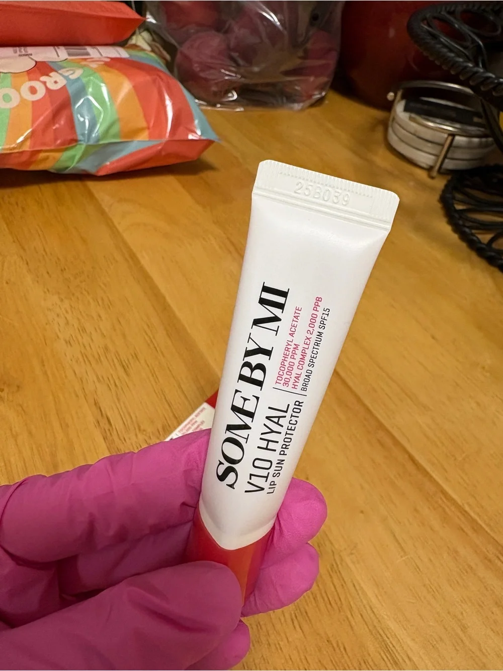 Some By Mi ~ V10 HYAL Lip Sun Protector SPF 15, full Sz 0.23oz, BNIB, exp: 02/28
